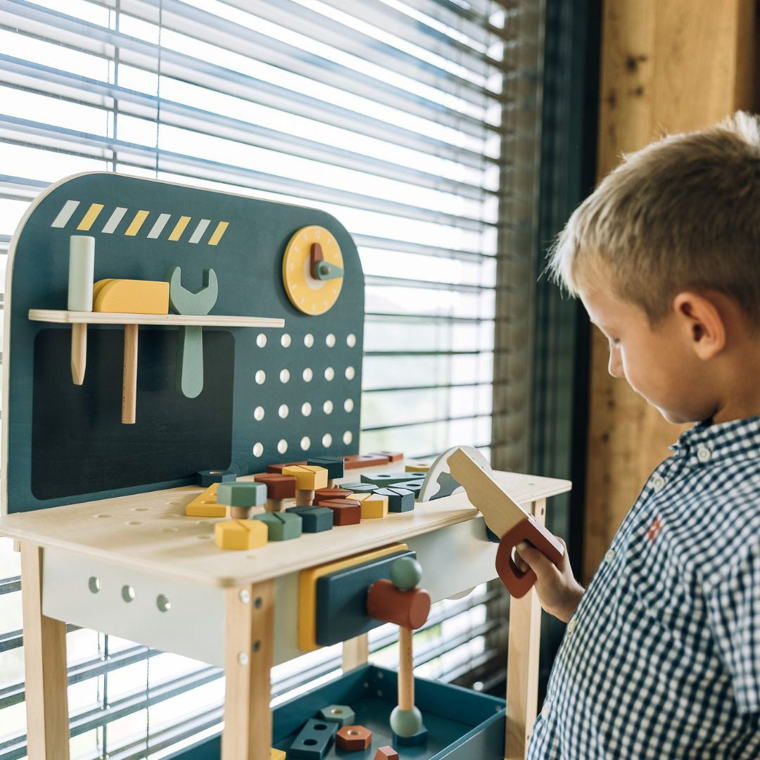 Free2Play® Moja prva lesena delavnica z dodatki Free2Play