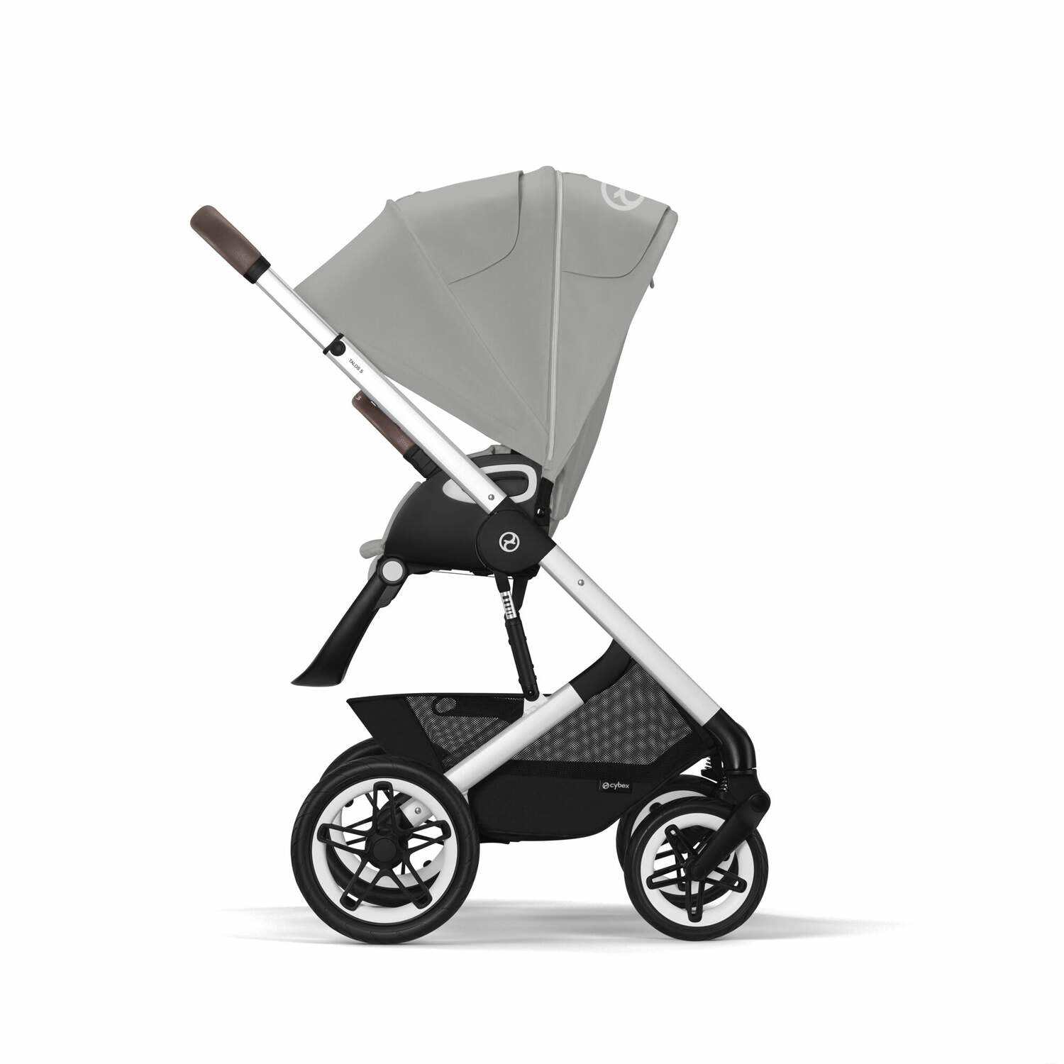 Cybex® Otroški voziček Talos S LUX (0-22 kg) Stone Grey (Silver Frame) Cybex