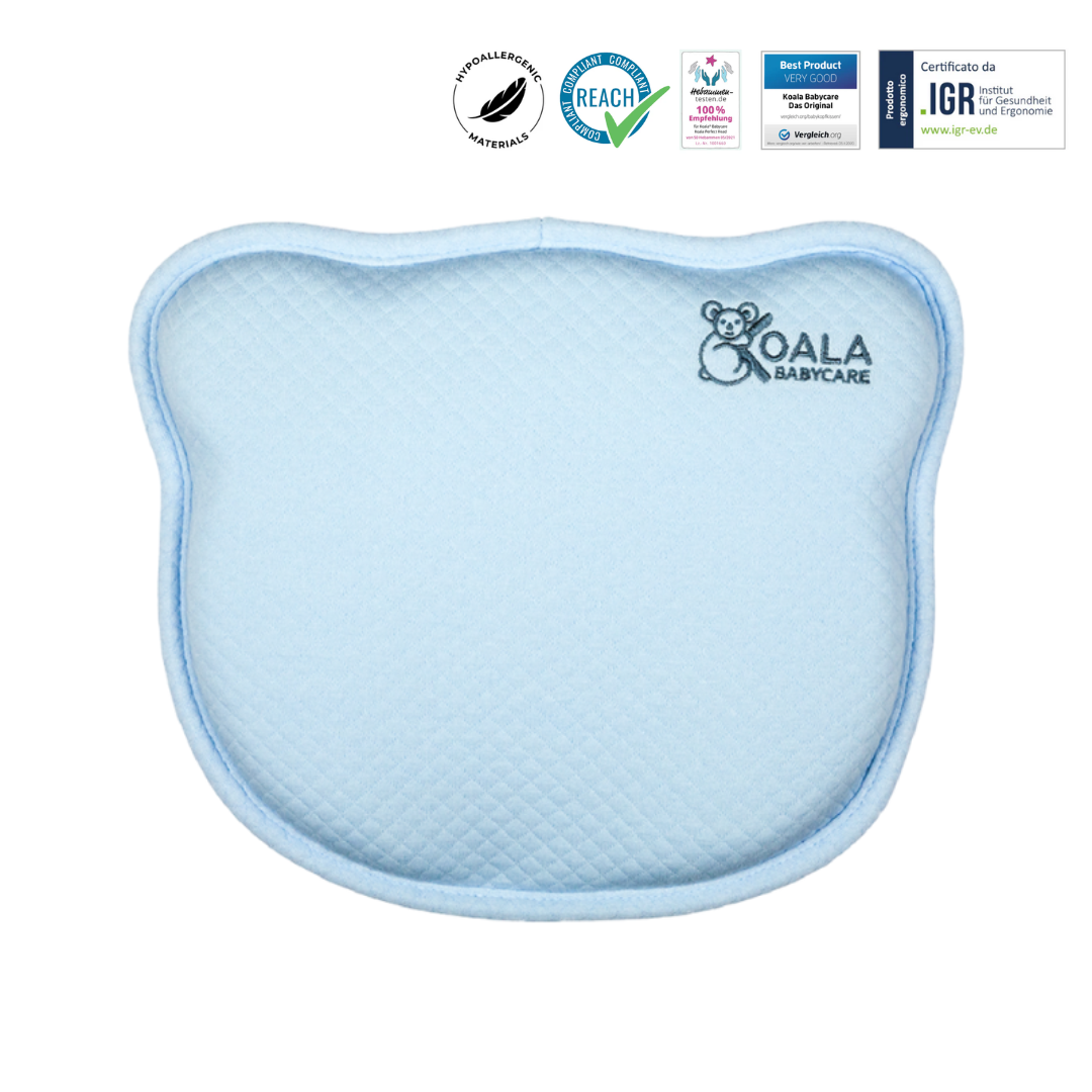 Koala Babycare® Pripomoček za preprečevanje zaležane glavice Perfect Head AIR Blue Koala Babycare