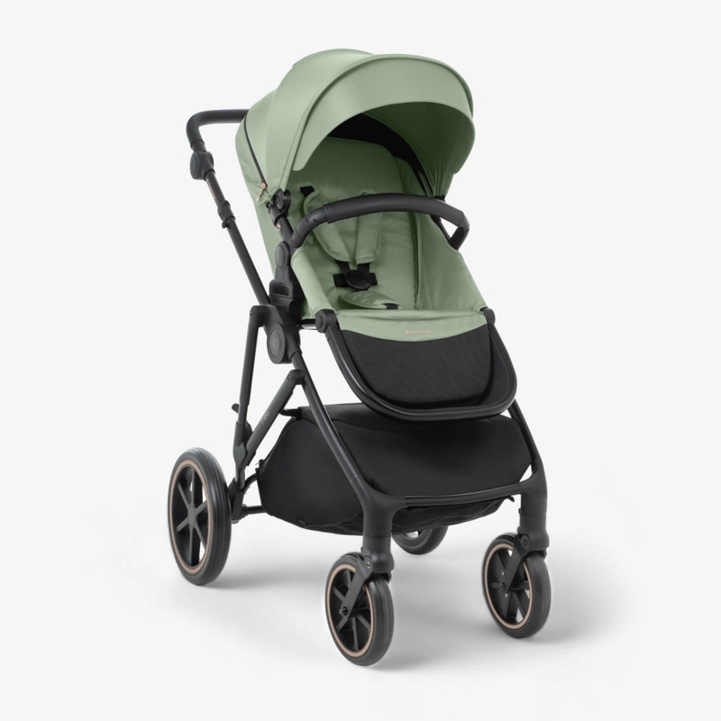 KikkaBoo® Otroški voziček s košaro 2v1 Thea Army Green KikkaBoo