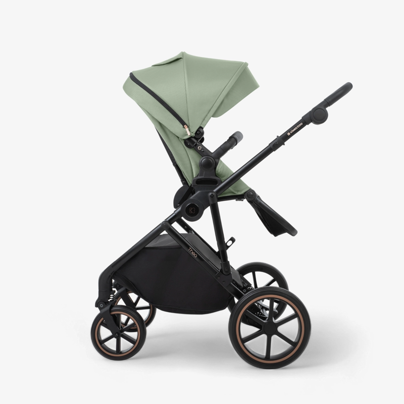 KikkaBoo® Otroški voziček s košaro 2v1 Thea Army Green KikkaBoo