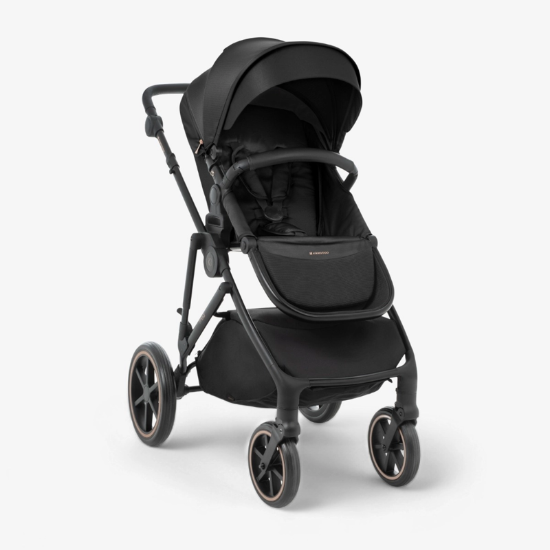 KikkaBoo® Otroški voziček s košaro 2v1 Thea Black KikkaBoo