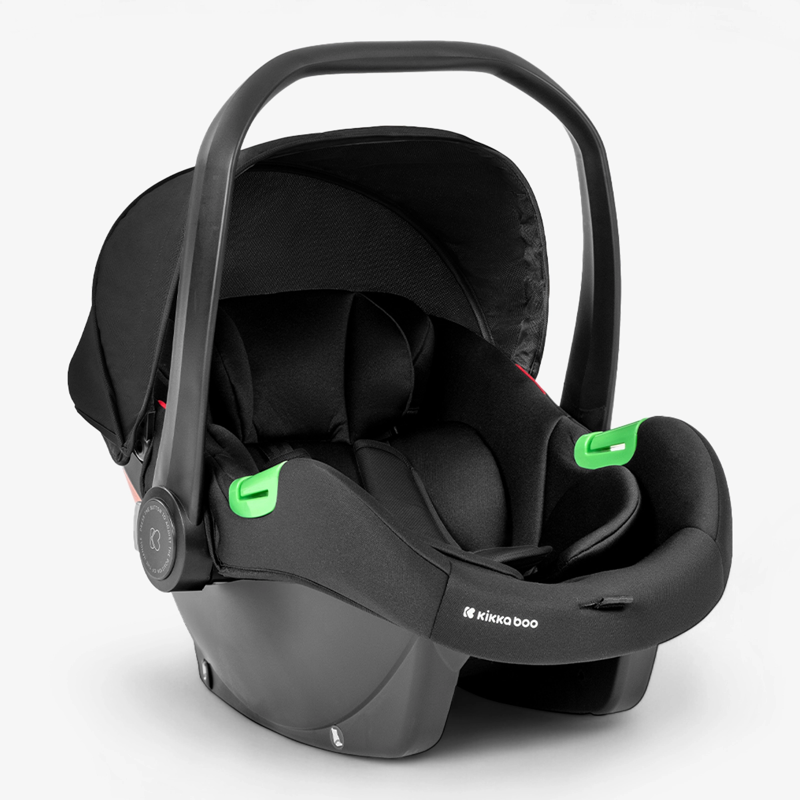 KikkaBoo® Otroški voziček s košaro 3v1 Ava Black KikkaBoo