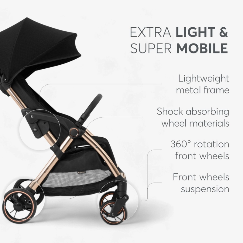 KikkaBoo® Otroški voziček Eden Army Green KikkaBoo