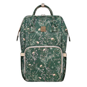 KikkaBoo® Previjalni nahrbtnik Siena Luxe Secret Garden Deep Green KikkaBoo