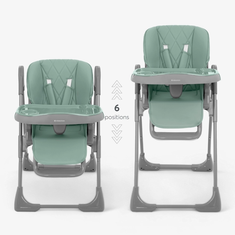 KikkaBoo® Otroški stol za hranjenje Comfy+ Mint KikkaBoo