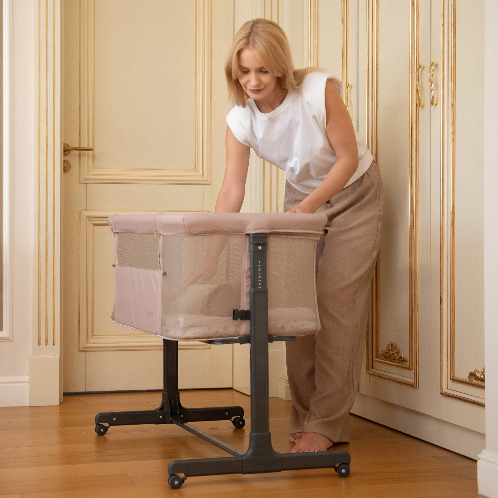 KikkaBoo® Obposteljna posteljica Noah Beige 2025 KikkaBoo