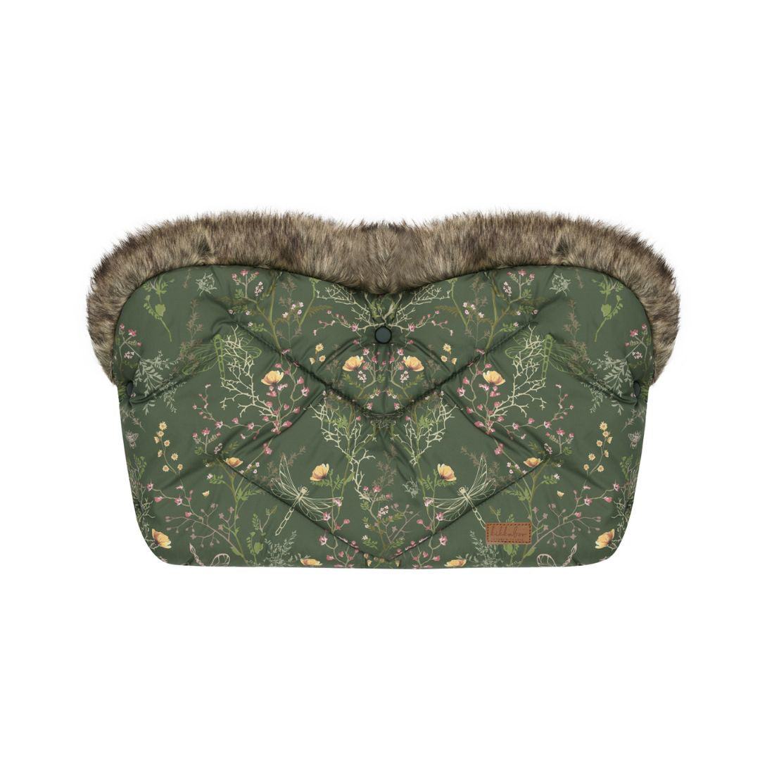 KikkaBoo® Enojna rokavica za voziček Luxury Secret Garden Green KikkaBoo