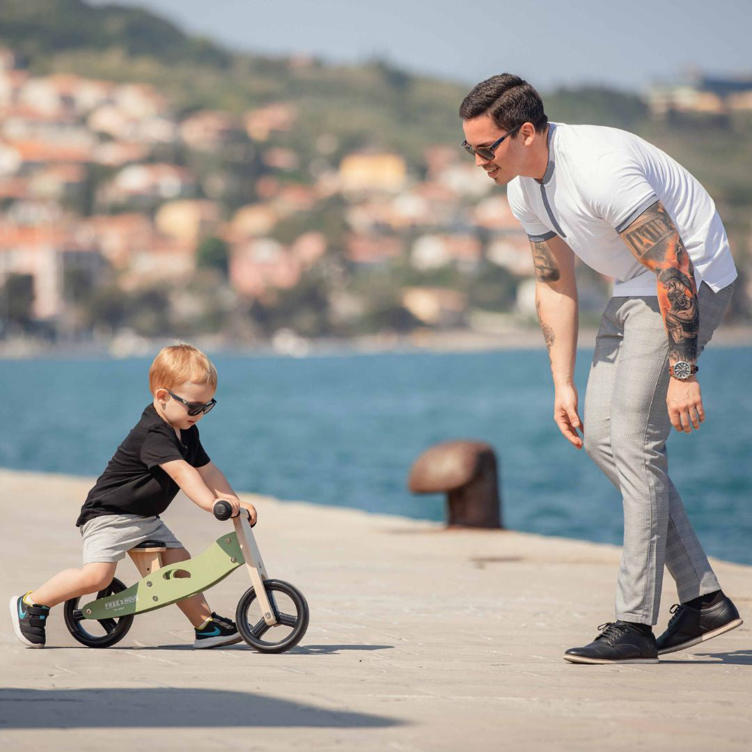 Free2Move® Lesen trikolesni poganjalec 2v1 Rider Green Free2Move