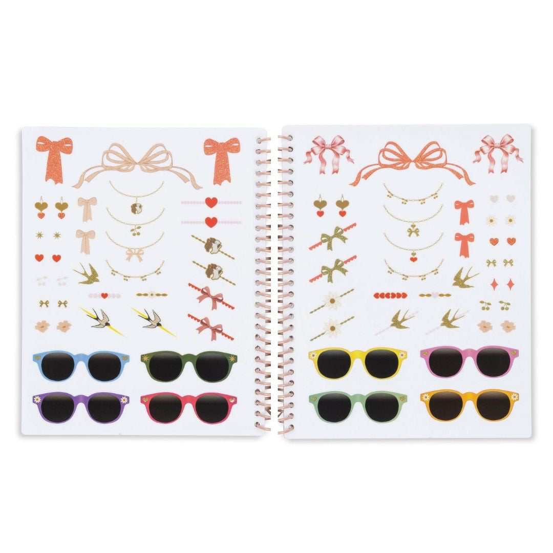 Konges Sløjd® Knjiga z nalepkami Glam Me Up Konges Sløjd