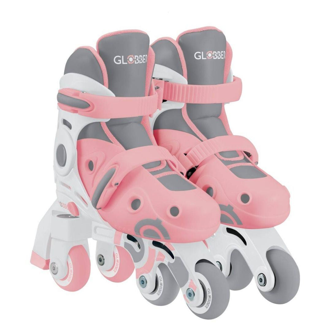 Globber® Rolerji Learning 2v1 XS/S: 26-29 Pastel Pink Globber