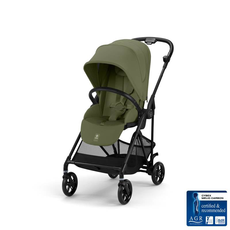 Cybex® Otroški voziček Melio™ Carbon (0-15 kg) Moss Green 2025 Cybex