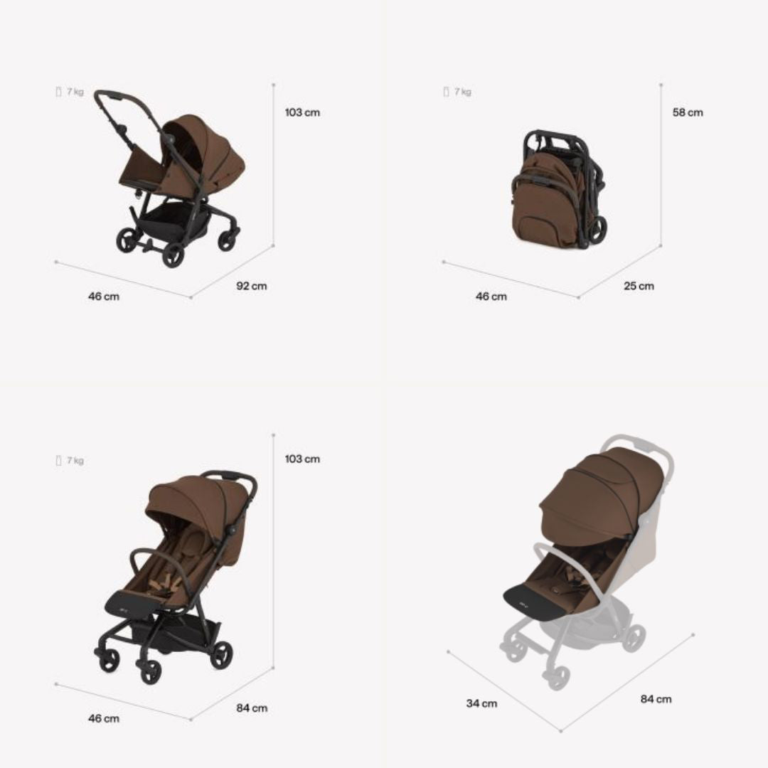 Anex® Športni voziček Air-Z Plus (0-22kg) Tillie Anex