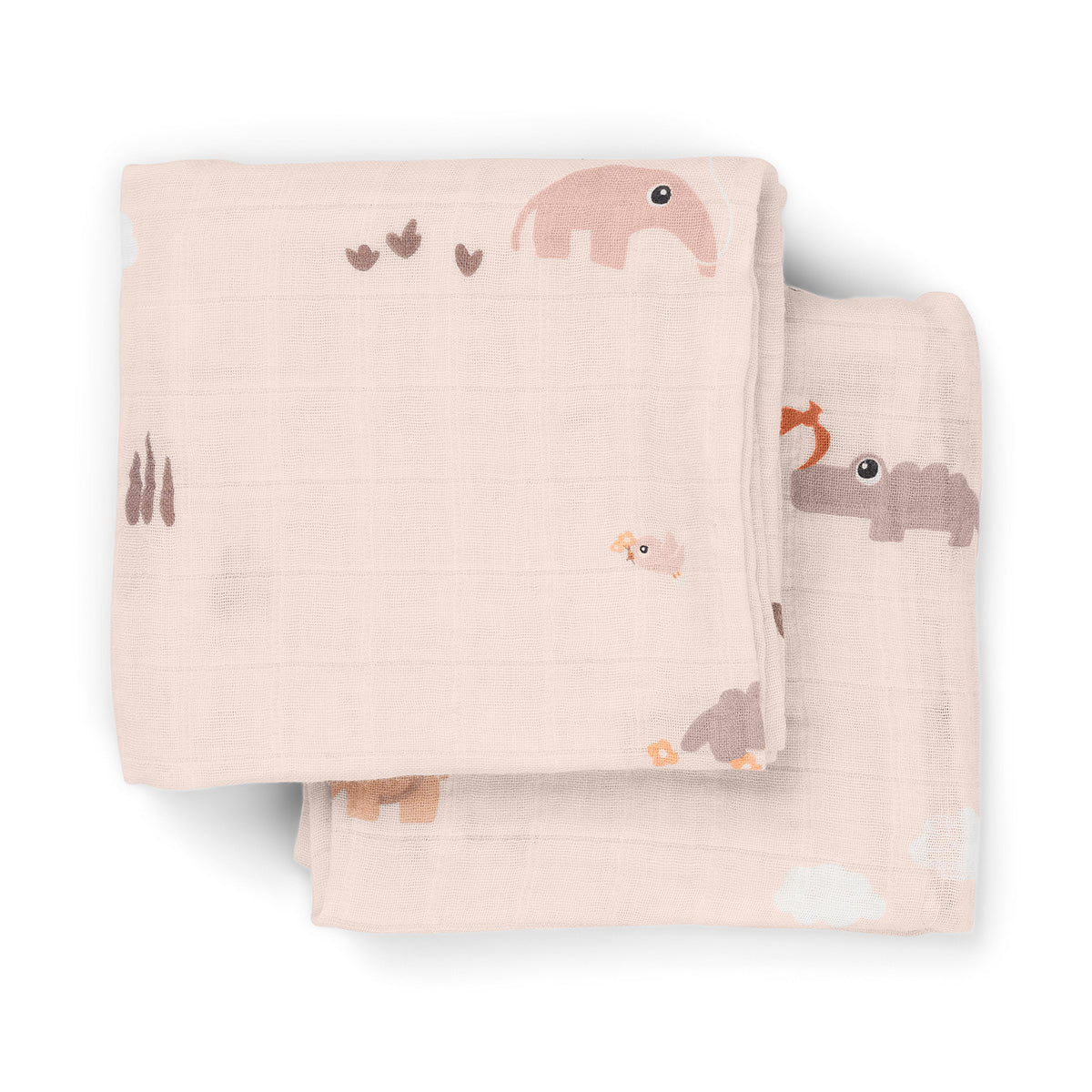 Done by Deer® Komplet tetra pleničk Playground Powder 70x70 Done by Deer