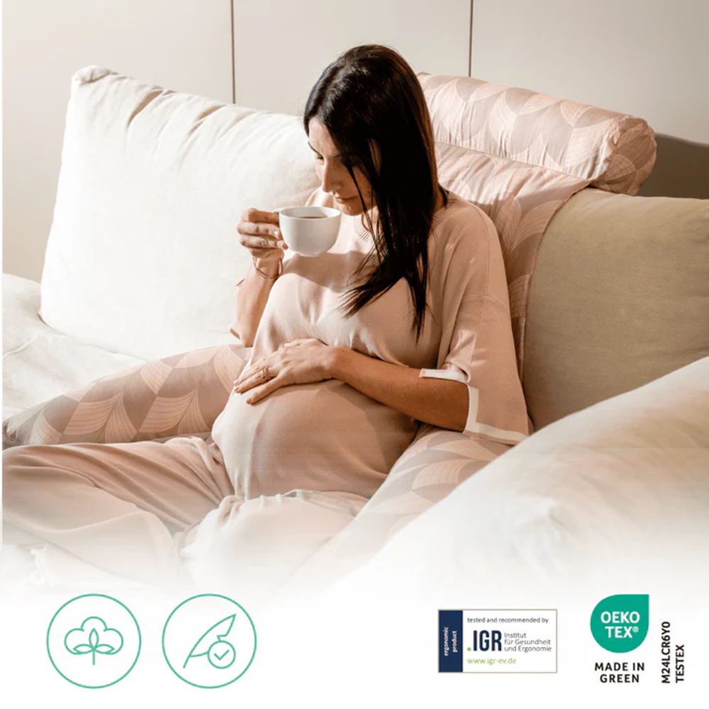 Koala Babycare® Blazina za nosečnice Hug+ Comfy Fan Beige Koala Babycare