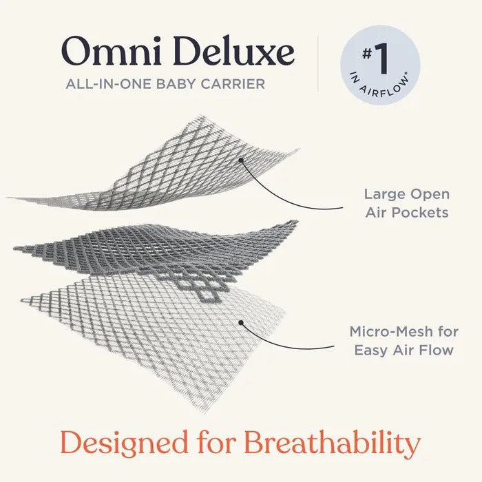 Ergobaby® Nosilka Omni Deluxe Mesh Pearl Grey Ergobaby