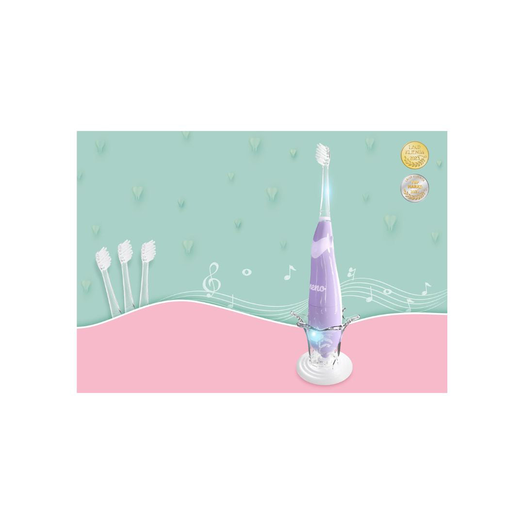 Neno® Elektronska otroška zobna ščetka (3-6 let) Tutti Violet Neno
