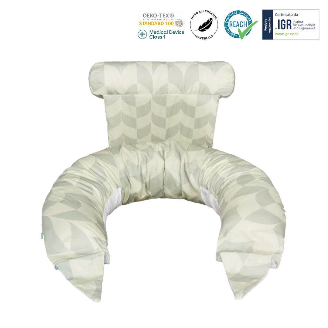 Koala Babycare® Blazina za nosečnice Hug+ Comfy Fan Green Koala Babycare