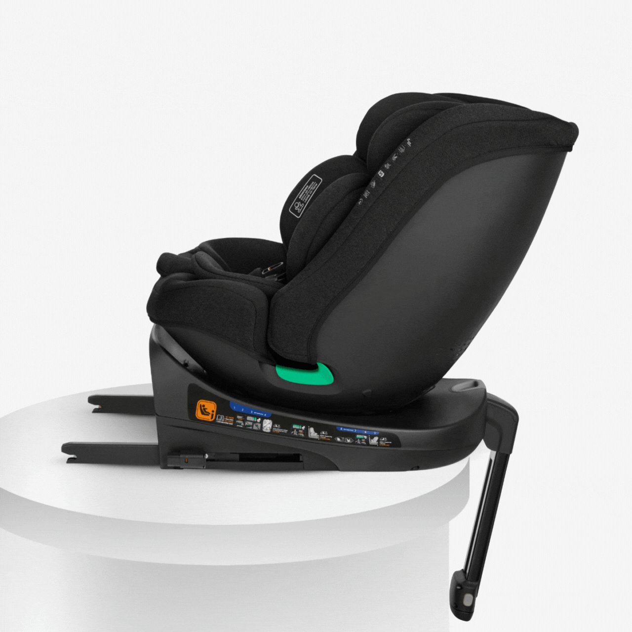 KikkaBoo® Otroški avtosedež 360 i-Secure i-SIZE (40-150 cm) Black KikkaBoo