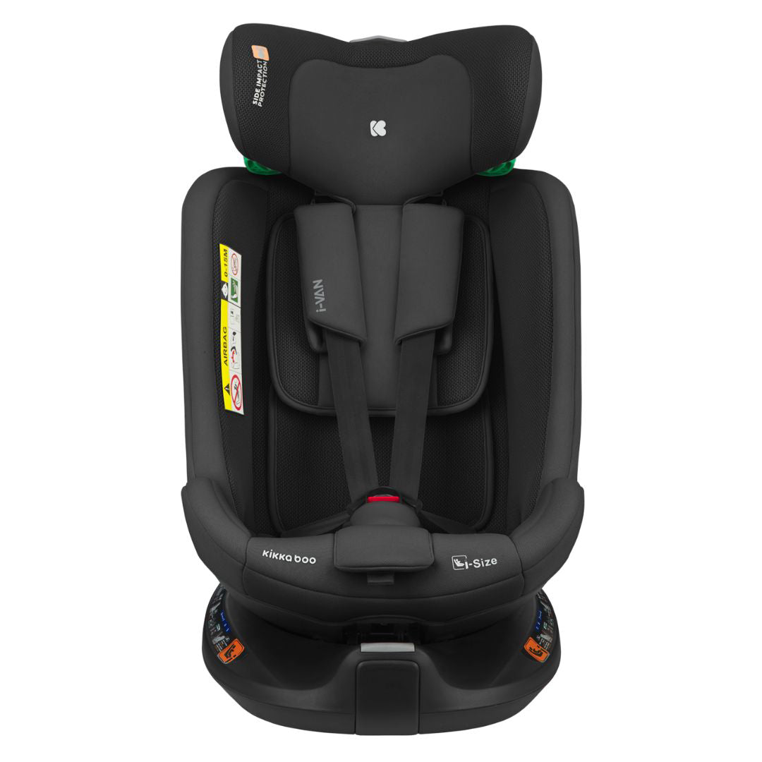 KikkaBoo® Otroški avtosedež 360°i-Van i-SIZE (40-150 cm) Black KikkaBoo
