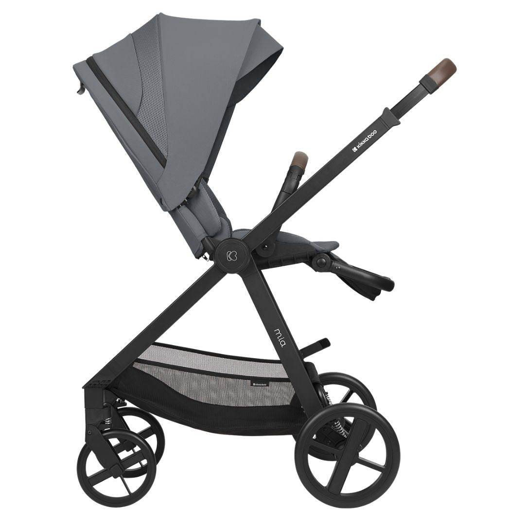 KikkaBoo® Otroški voziček s košaro 3v1 Mia Grey KikkaBoo