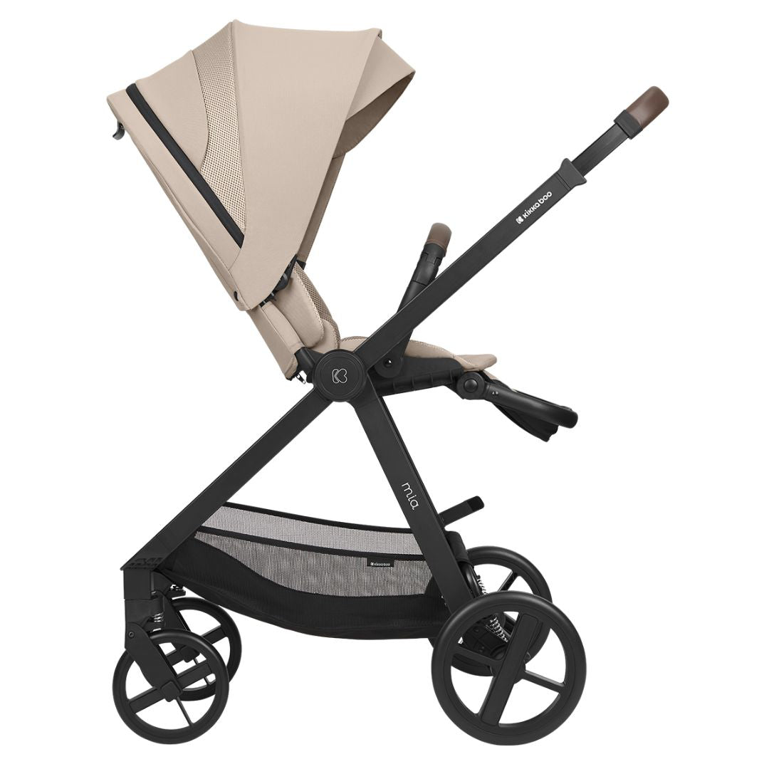 KikkaBoo® Otroški voziček s košaro 3v1 Mia Beige KikkaBoo