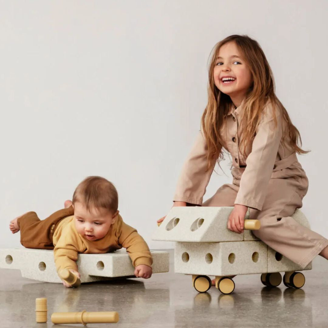 Modu® Explorer set - Sand Grey / Honey Yellow Modu