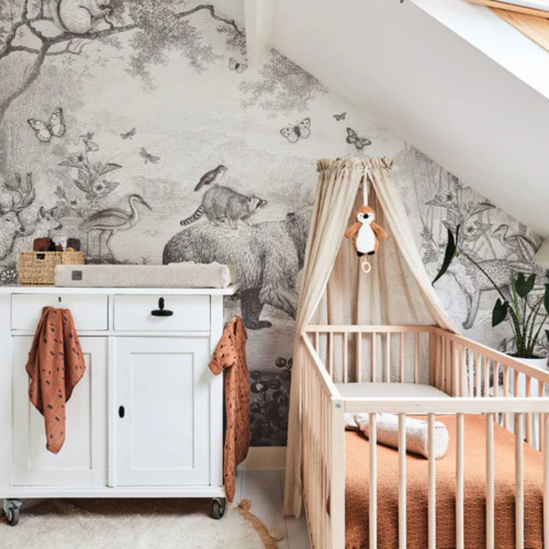 Jollein® Bombažna rjuha 2 kosa 120x60 Nougat Jollein