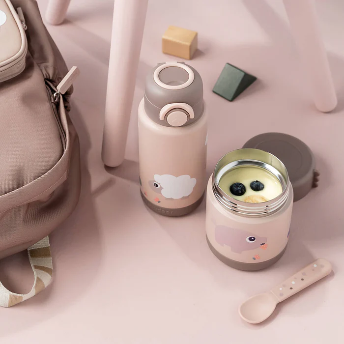 Done by Deer® Termo posodica za hrano 300ml Tiny Farm Powder Done by Deer