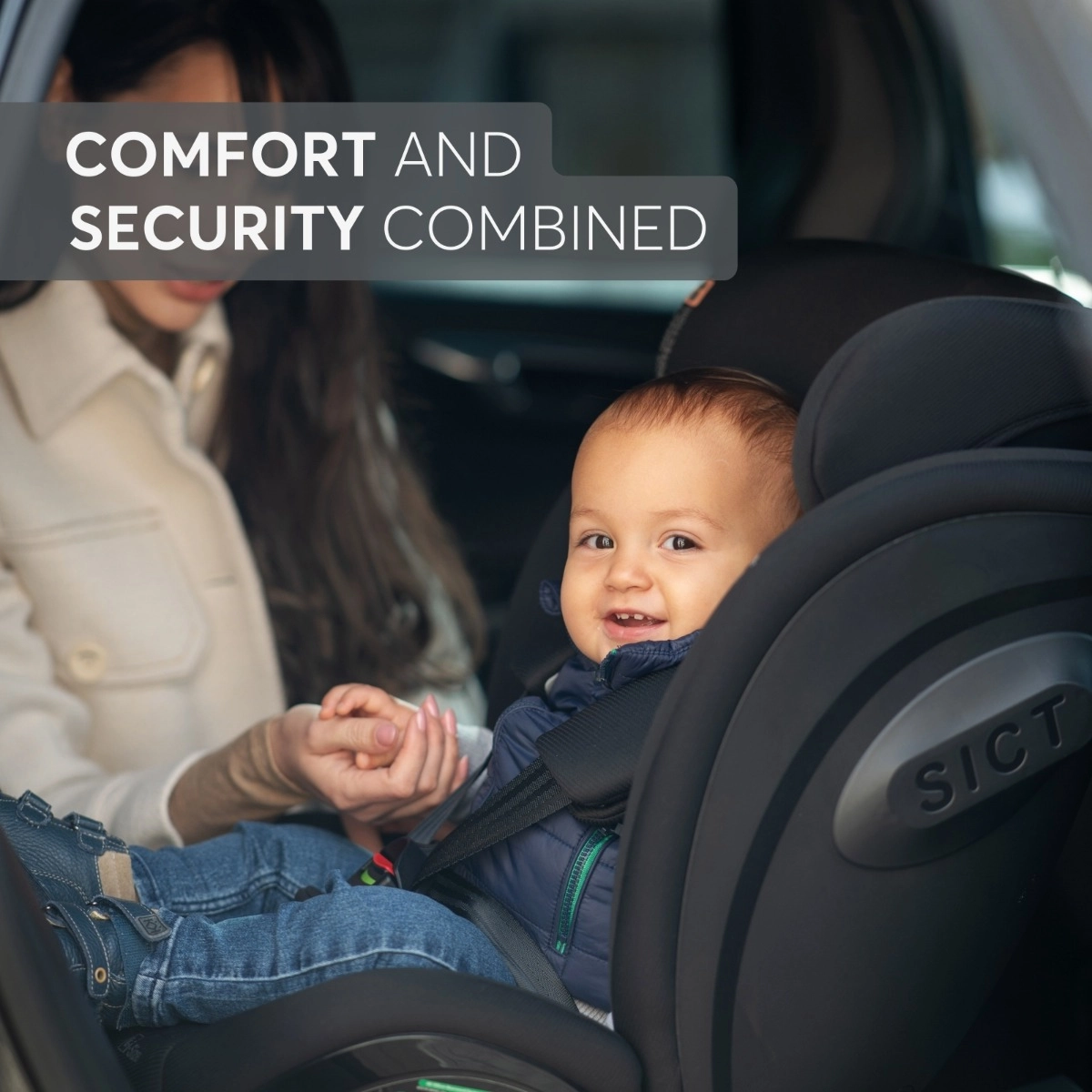 KikkaBoo® Otroški avtosedež 360° i-Twist i-SIZE (40-150 cm) Dark Grey KikkaBoo