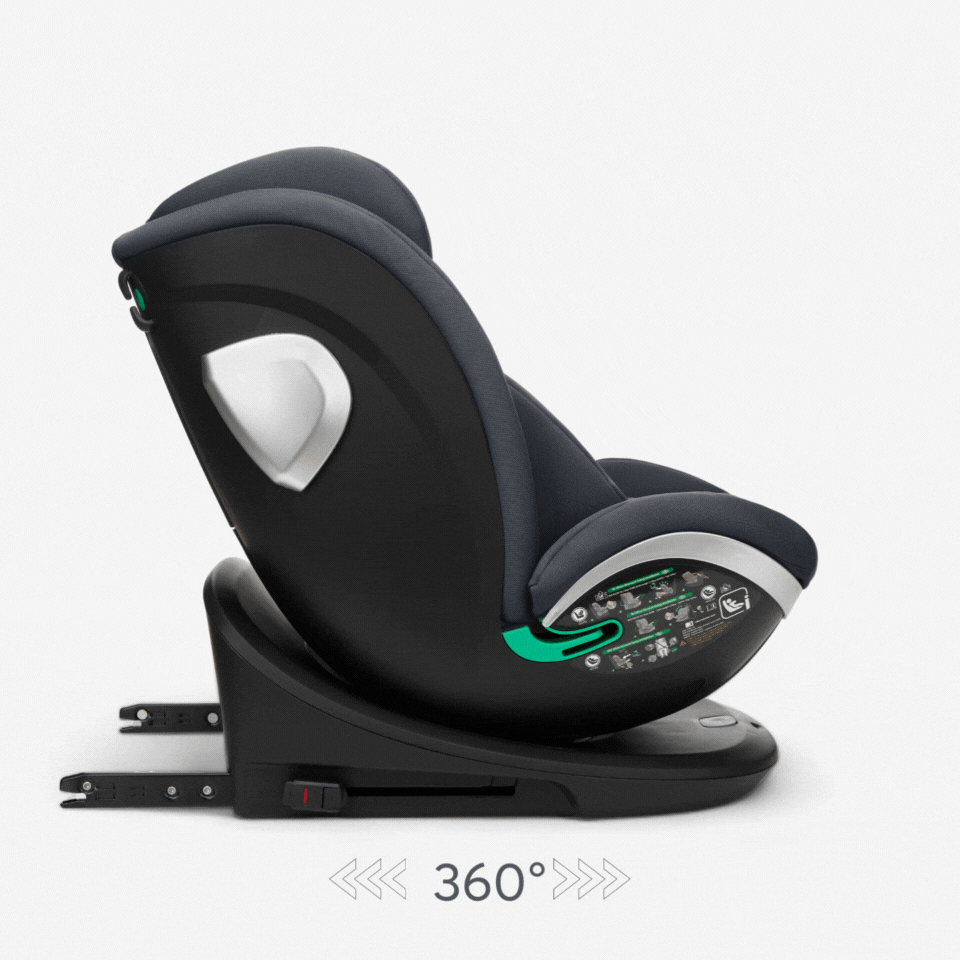 KikkaBoo® Otroški avtosedež 360° i-Drive i-SIZE (40-150 cm) Light Grey KikkaBoo