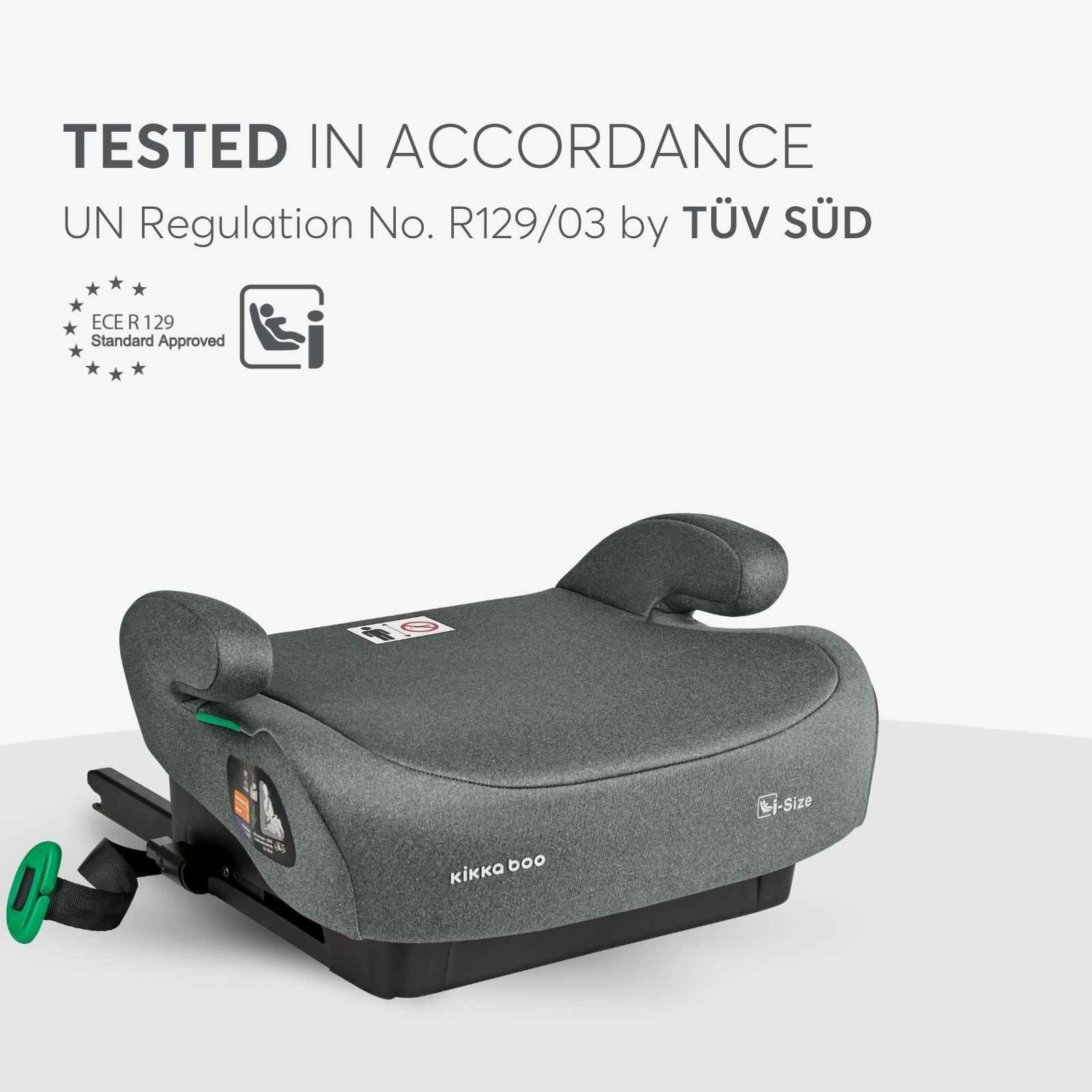 KikkaBoo® Otroški jahač i-Tip i-SIZE (125-150 cm) Dark Grey KikkaBoo