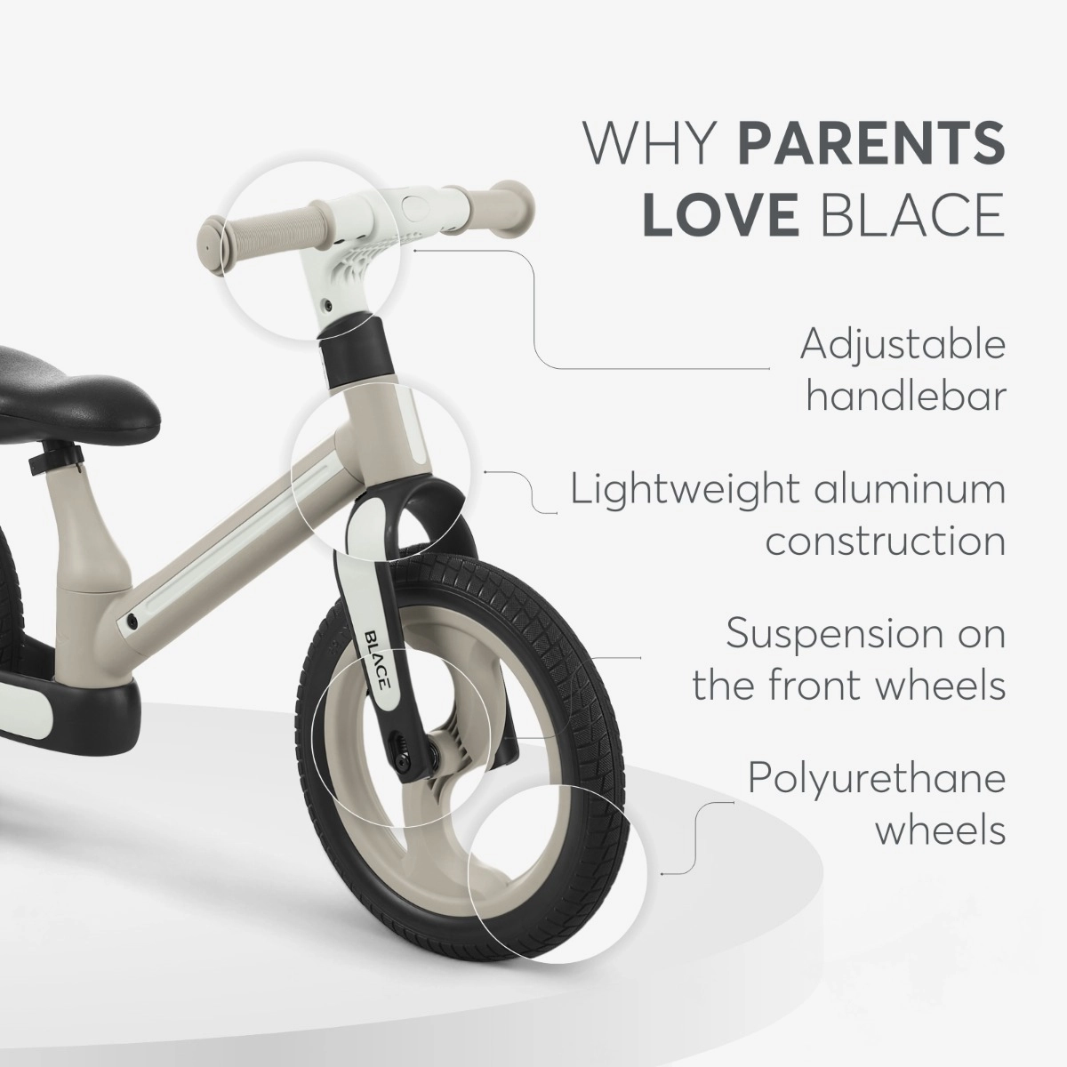 KikkaBoo® Otroški poganjalec Blace Army Green KikkaBoo