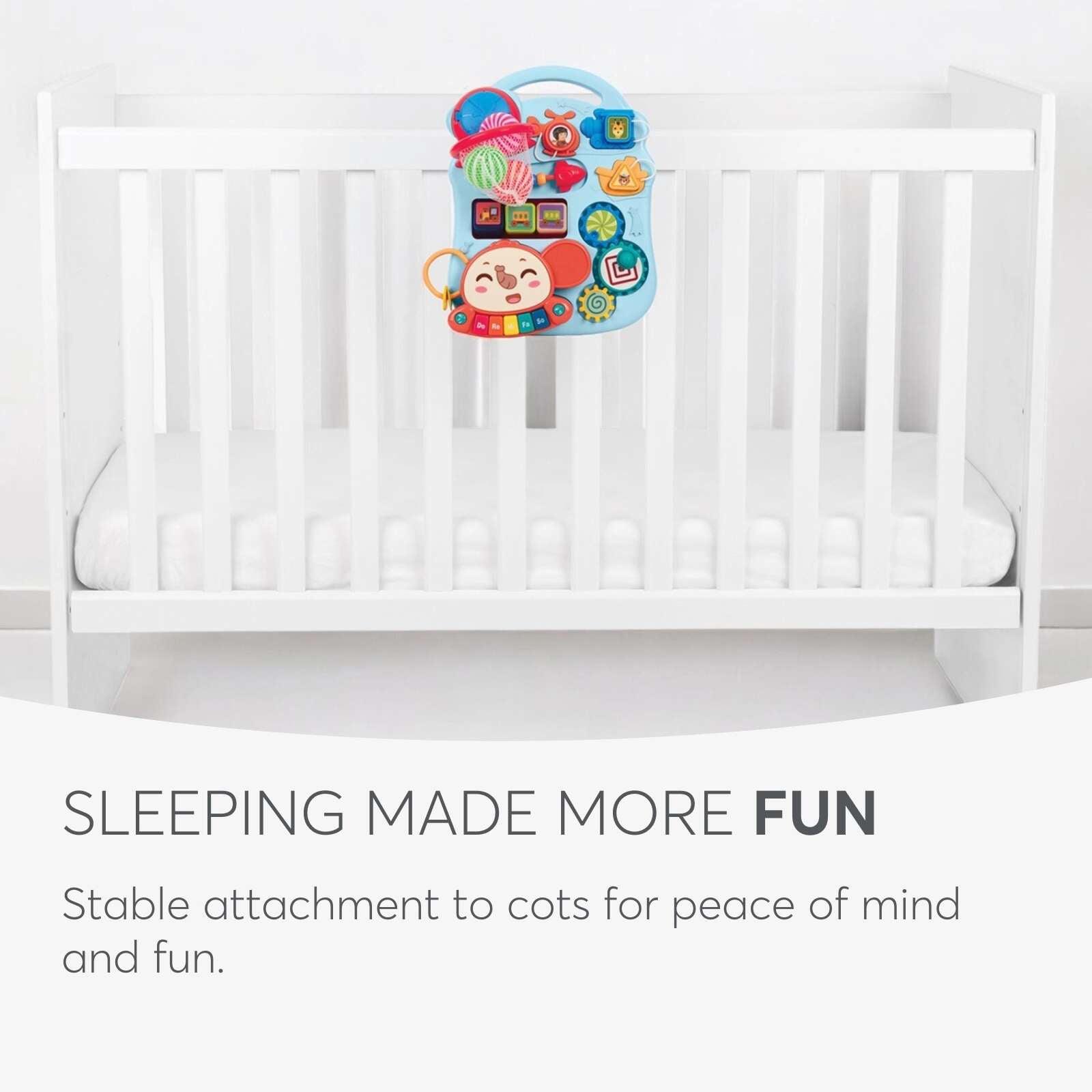 KikkaBoo® Aktivnostni voziček 3v1 Play & Grow Blue KikkaBoo