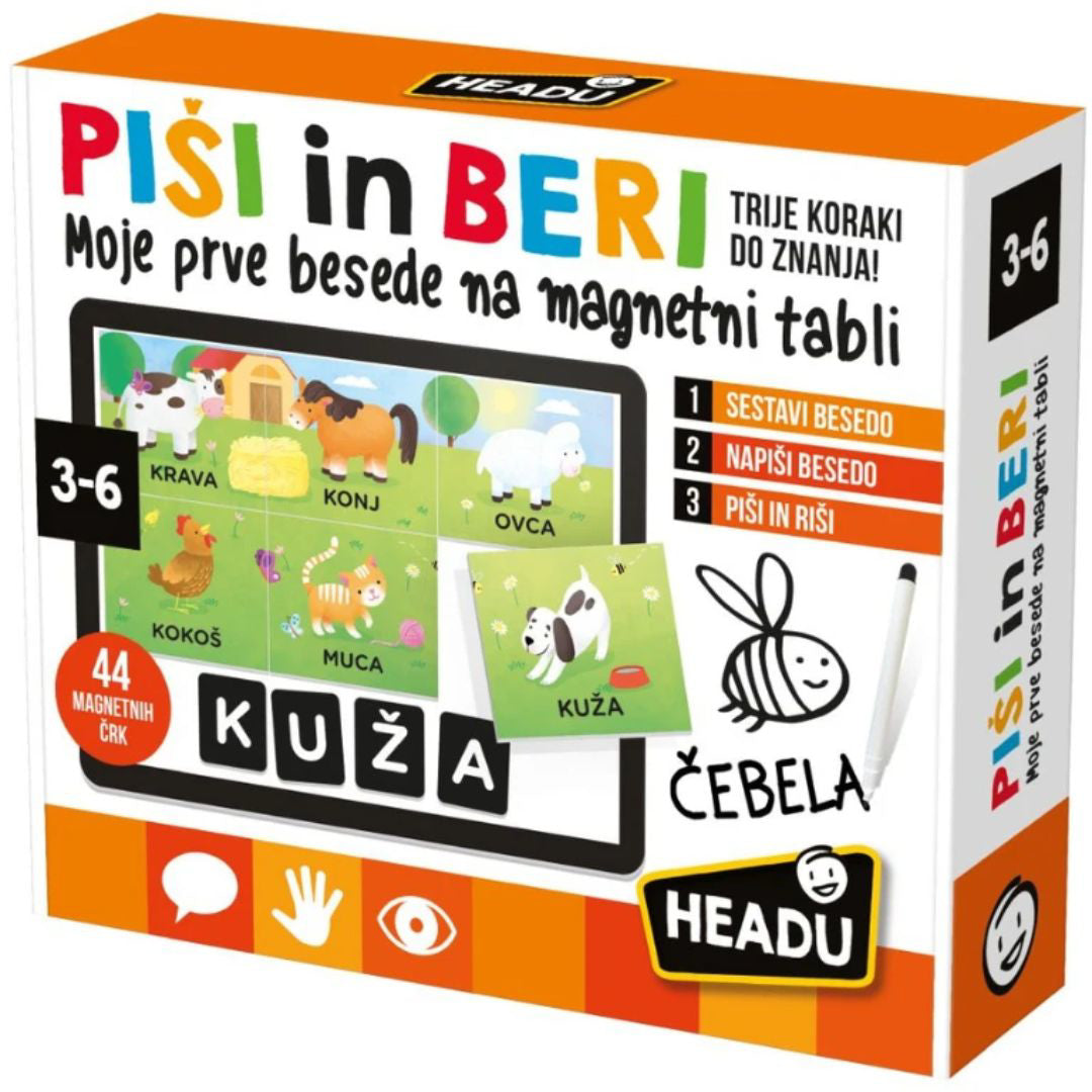Headu® Piši in beri SLO Headu