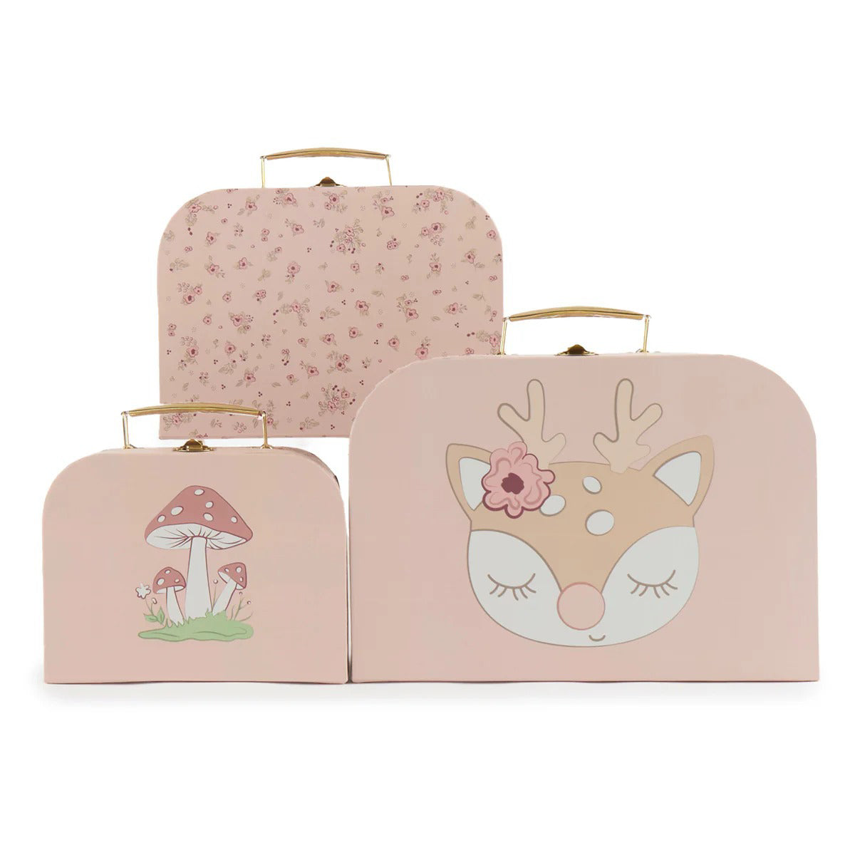 Bieco® Kovček Ella dreamy flowers 3 kos Bieco