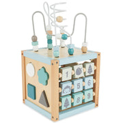 Bieco® Lesena aktivnostna kocka Forest Animals Bieco