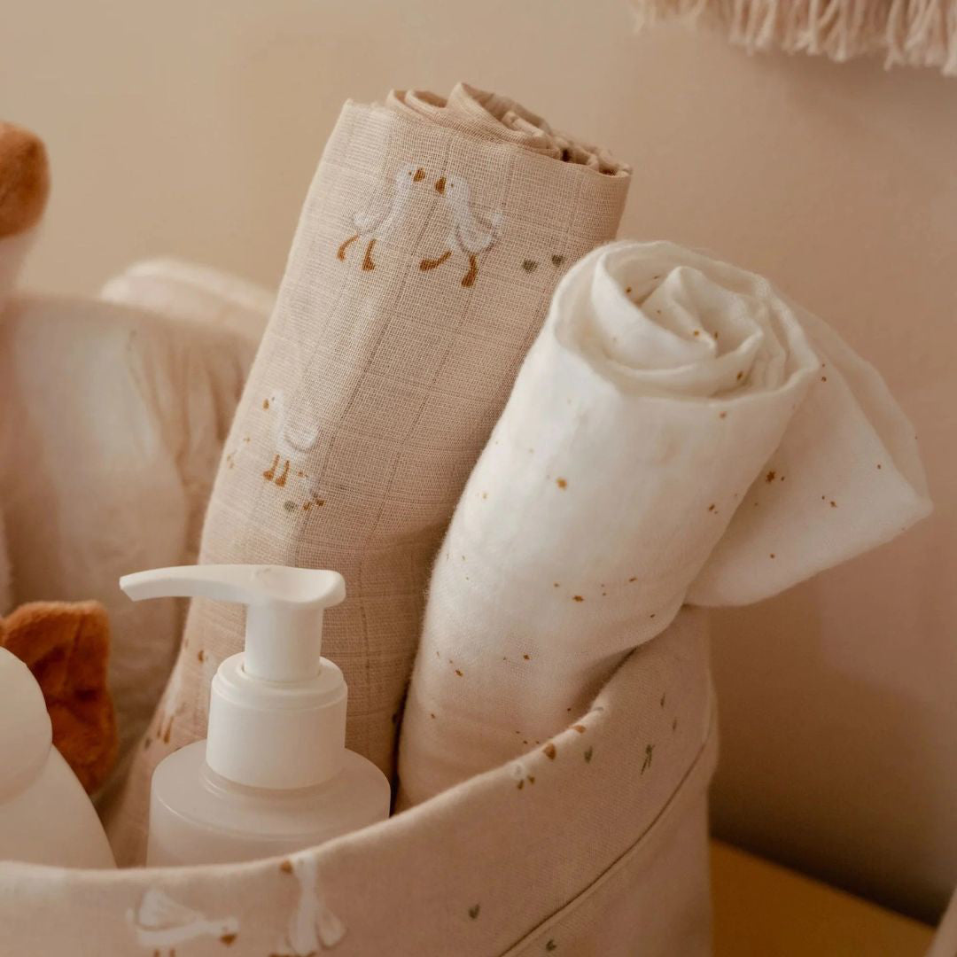 Little Dutch® Komplet 2 tetra pleničk Little Goose 70x70 Little Dutch