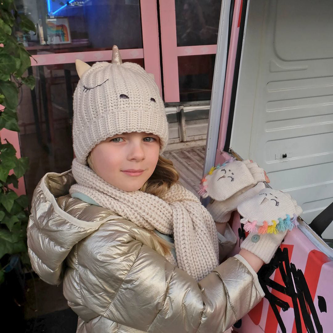 Rockahula® Otroške pletene rokavice Rainbow Unicorn (3-6 L) Rockahula