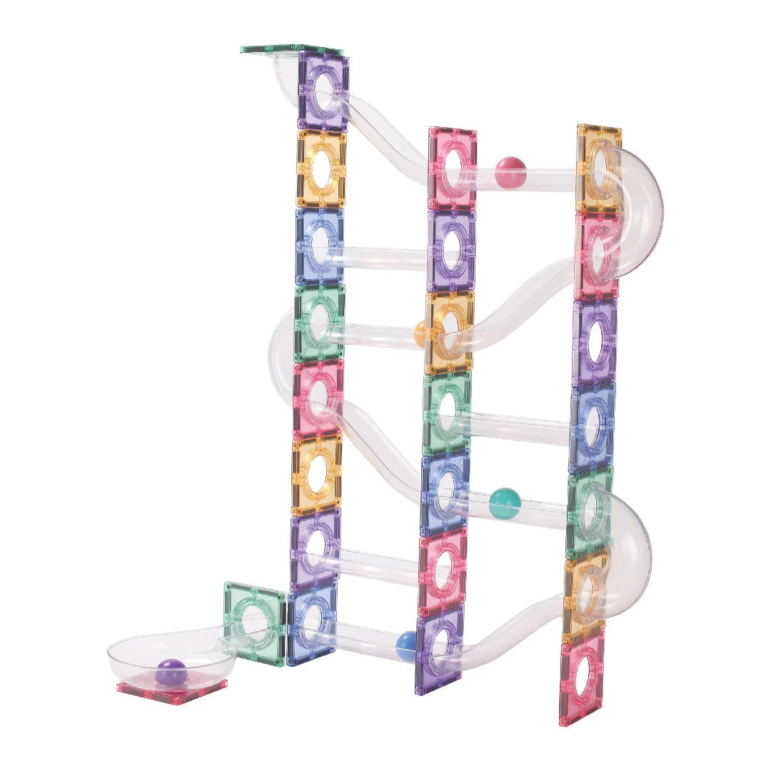 Cleverclixx® Magnetne ploščice Ball Run Clever Pack Pastel 110 kos Cleverclixx