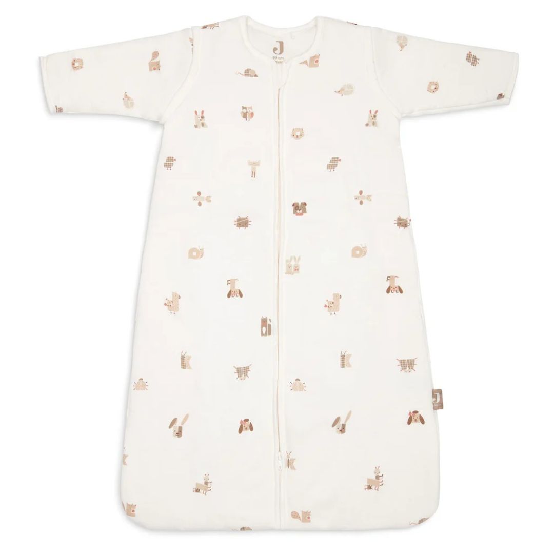 Jollein® Otroška spalna vreča s snemljivimi rokavi 90cm Animal Friends TOG 3.5