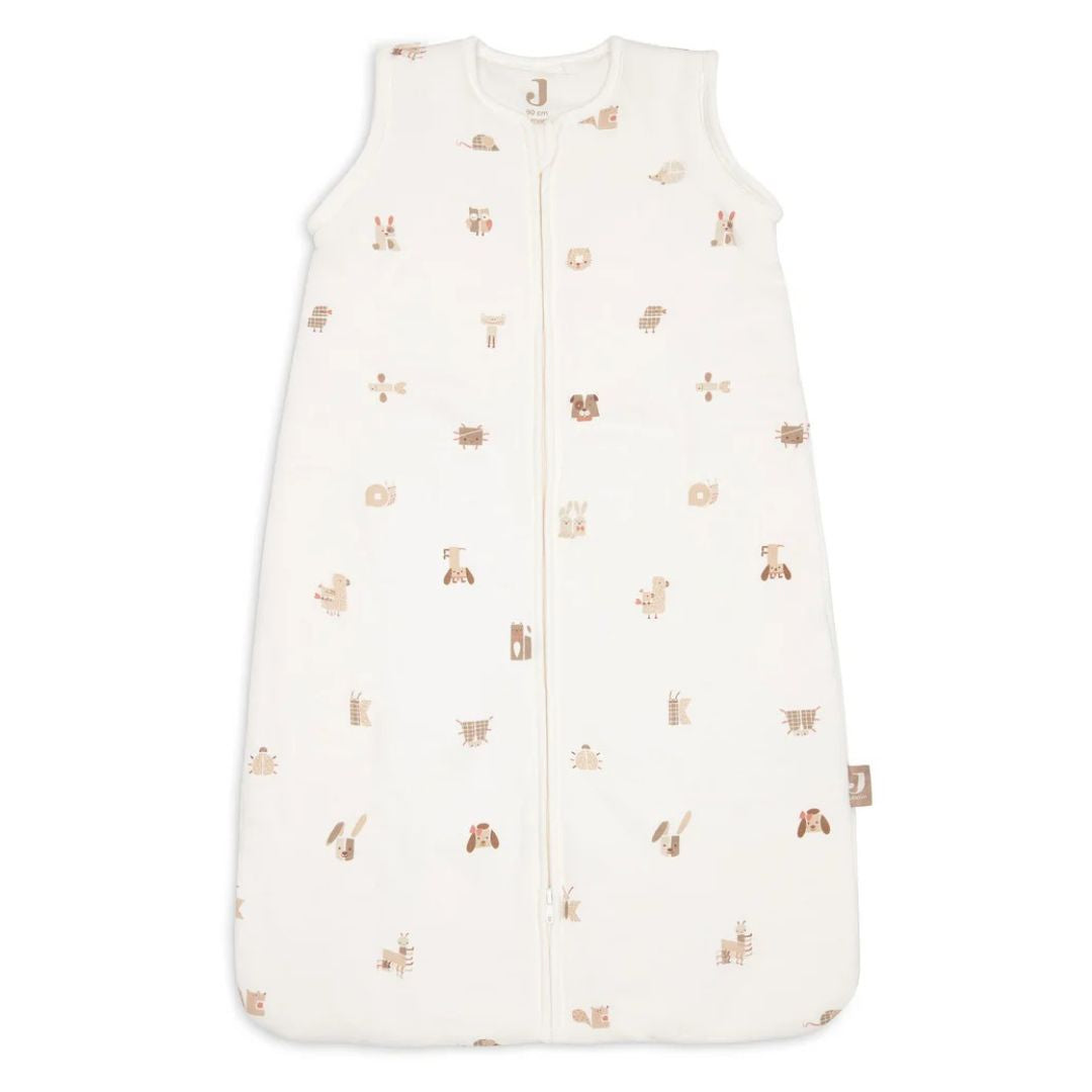 Jollein® Otroška spalna vreča s snemljivimi rokavi 90cm Animal Friends TOG 3.5 Jollein
