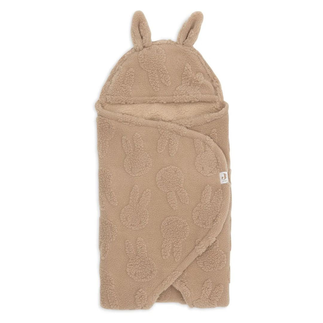 Jollein® Odeja za avtosedež Miffy Jacquard Teddy Biscuit 105x100
