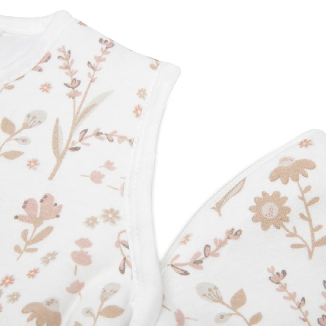 Jollein® Otroška spalna vreča s snemljivimi rokavi 90cm Bloomy TOG 3.5 Jollein