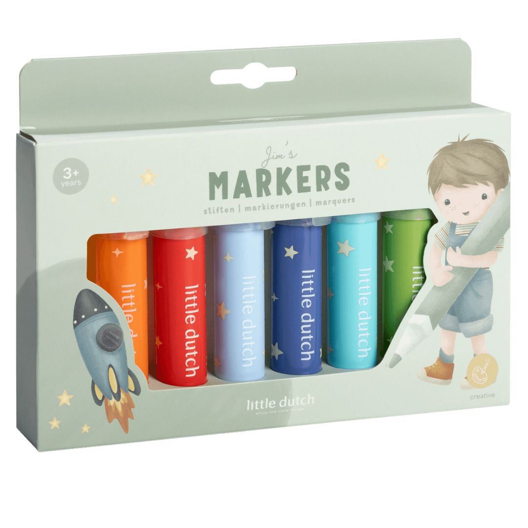 Little Dutch® Flomastri Jim & Friends Little Dutch