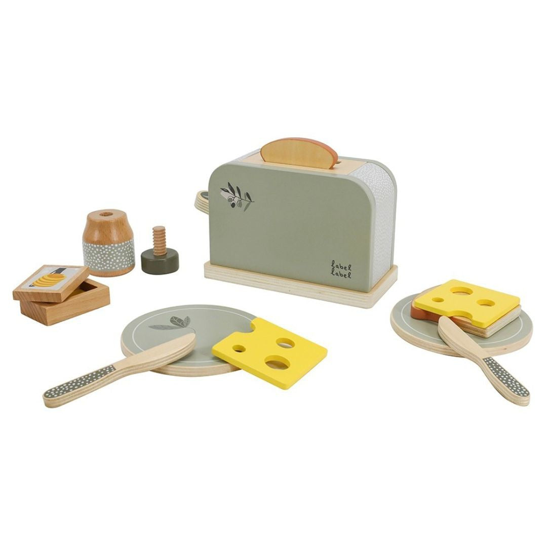 Label Label® Lesen opekač kruha Toaster Olive Green Label Label